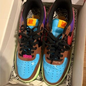 Nike Multicolor Sneakers with Blue and Brown